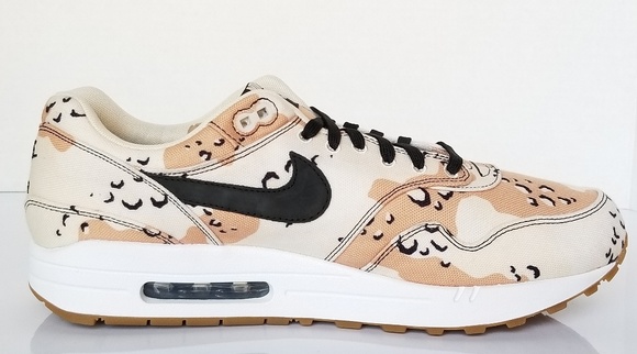 Nike Air Max 1 Premium Camo 875844-204 Running 12 - Picture 4 of 8